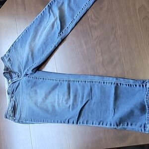Talbots boyfriend denim jeans Women's size 4 straight leg‎ blue Mid-Rise Casual